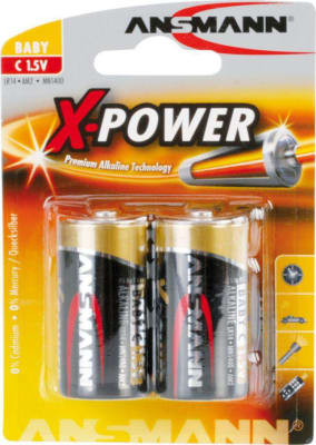 Ansmann C Alkaline X-Power rafhlöður 2stk