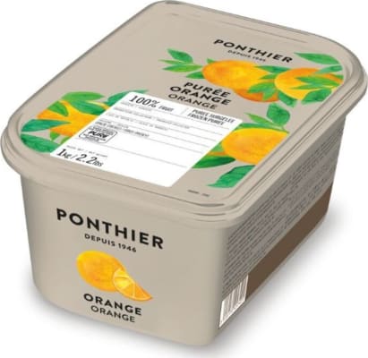 Appelsínupúrra frosin 1 kg Ponthier