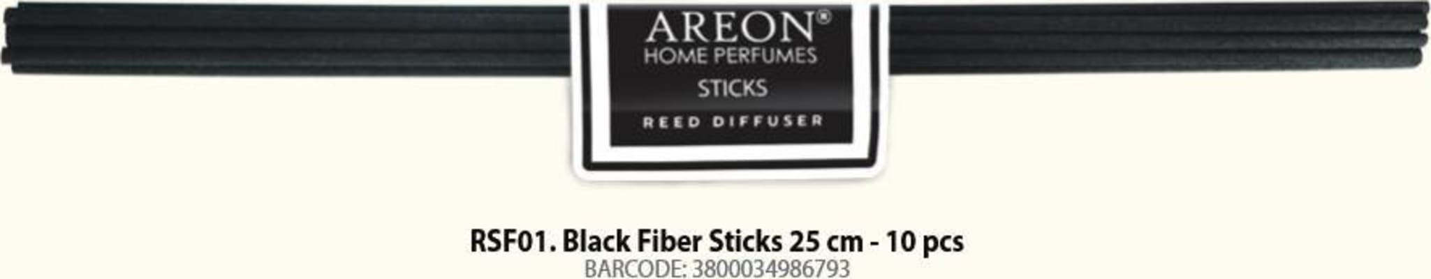 Areon Stangir 25cm 10stk svartar