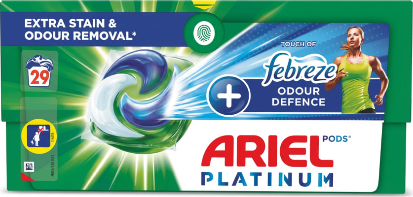 Ariel Pods Platinum með Febreze lyktarvörn 620,6 g