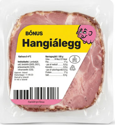 Bónus hangiálegg 8 sneiðar 170 gr