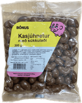 Bónus kasjúhnetur súkkulaði 300 gr