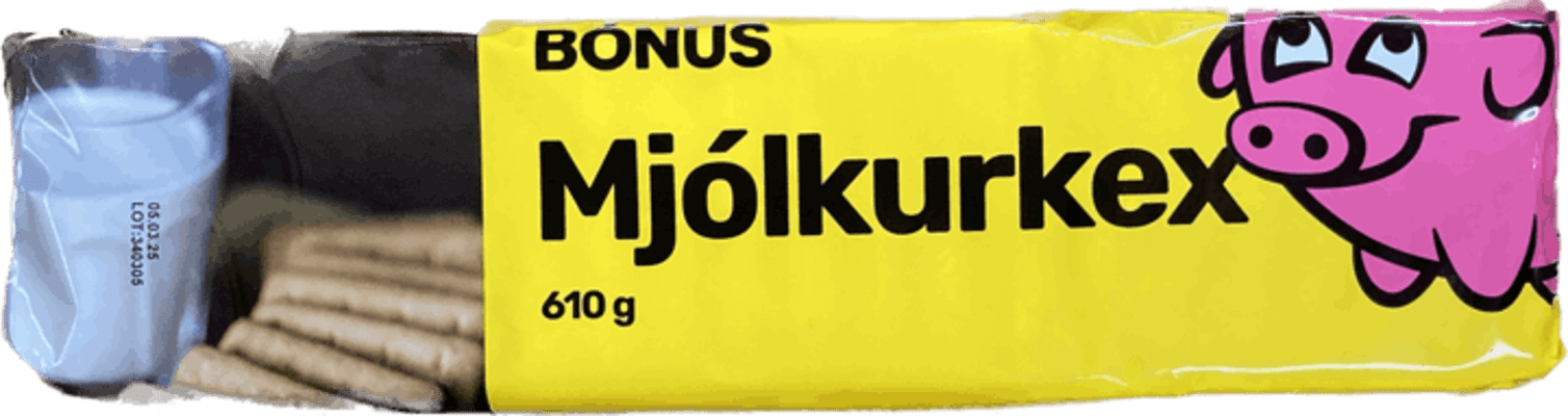Bónus mjólkurkex 610 gr