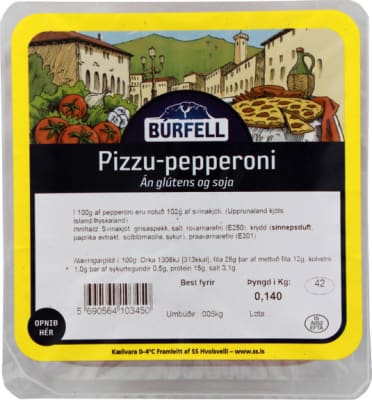 Búr pizza pepperoni 140gr lsk