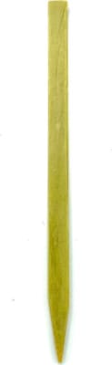 Bambuspinnar flatir grænir 10cm 100stk