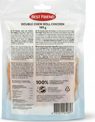Best Friend Tvöföld tyggjarúlla - kjúklingur 180 g