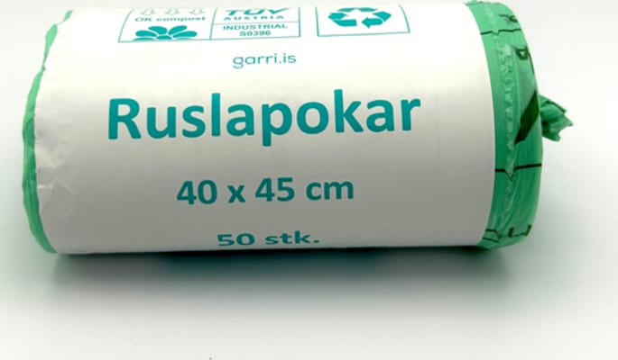 Biopokar 40x45cm 10ltr 15my 50stk