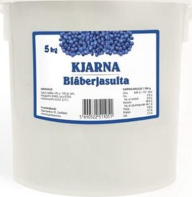 Bláberjasulta 6kg/stk