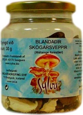 Blandaðir skógarsveppir 30g