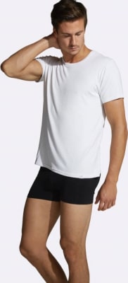 Boody Men's Crew Neck T-shirt White S