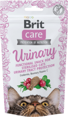 Brit Care Cat Funct. Snack Urinary Turkey 50g
