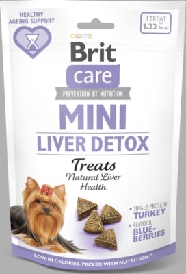 Brit Care Dog Mini treats LIVER DETOX, 50g