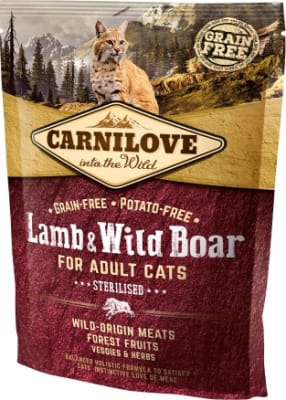 Carnilove Cat Lamb & Wild Boar Sterilized 400g