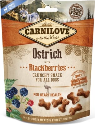 Carnilove Dog Crunchy Snack Ostrich with Blackberries 200 g