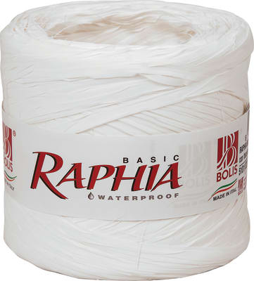Krullukefli-RAFHIA BASIC Hvítur 200mtr.
