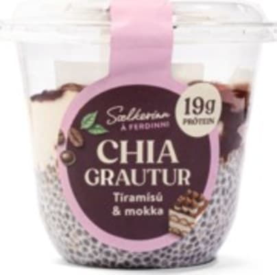 Sælkerinn chiagrautur með tiramisu og mokka 200 g