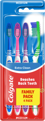 Colgate TB Extra Clean 4-pack Medium