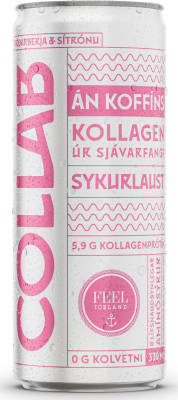 COLLAB Án koffíns Jarðaberja og sítrónu