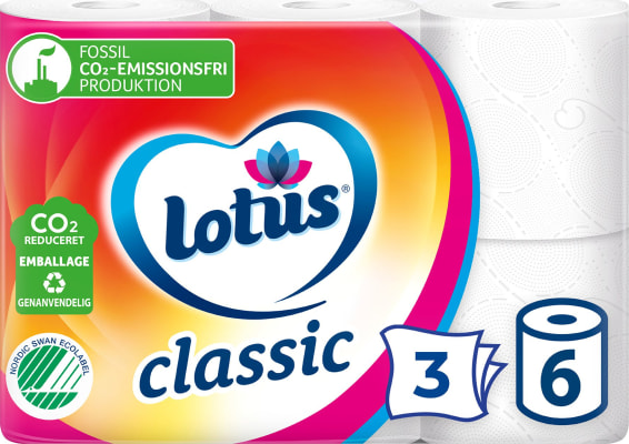 Lotus Classic WC pappír 1x6stk