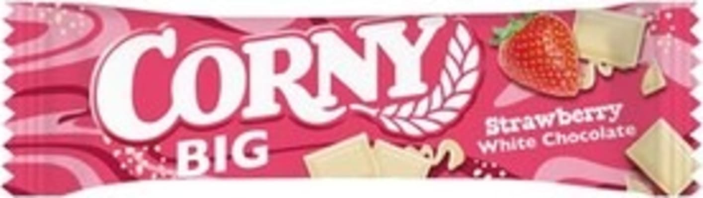 Corny Big jarðarber og hvítt súkkulaði 50 g