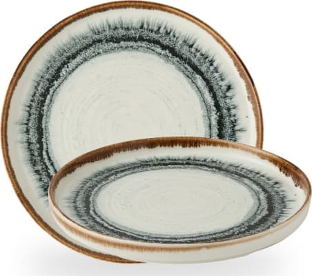 Dudson Diskur chef's walled 21cm Harvest Flare natural