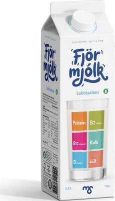 MS Fjörmjólk laktósafrí 10x1ltr