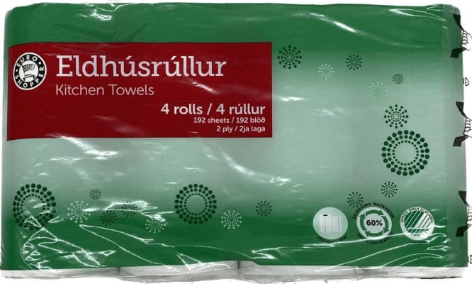 Eldhúsrúllur 4x192