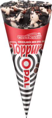 Emmessís Opal saltlakkrístoppur 16stk/ks