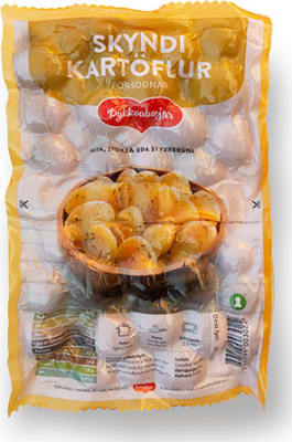 Forsoðnar skyndikartöflur 1 kg / 10 í kassa - ÞYKKVABÆJAR
