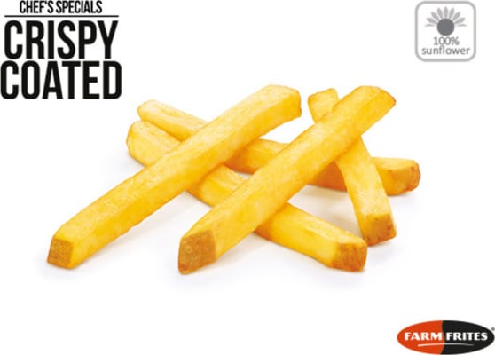 Franskar kartöflur 10mm Crispy SkinOn 5x2,5kg Farm Frites