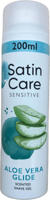 Gillette Satin Care Sensitive Aloe Vera Glide ilmandi rakgel, 200 ml