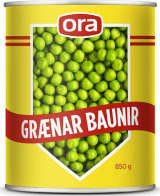 Grænar baunir 1/1 dós 12stk/ks