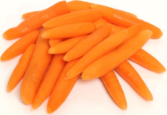 Gulrætur skrældar 1 kg