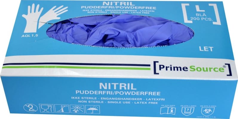 Hanskar L Nitril 200stk