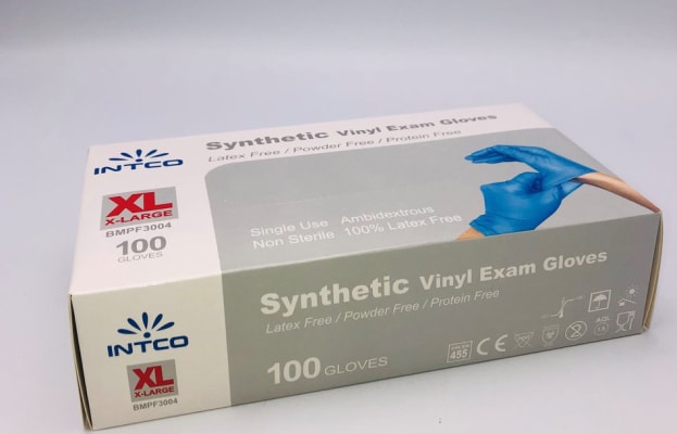 Hanskar XL Vitril / SYNMAX 100 stk