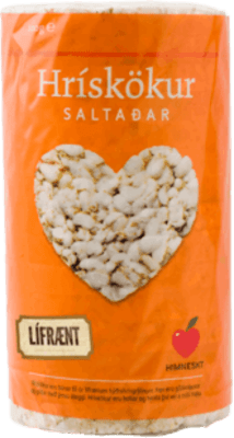 Himneskt Hrískökur með salti