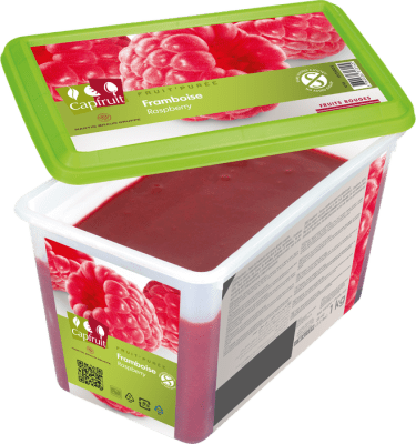 Hindberja Puré Capfruit 1kg án viðbætts sykurs
