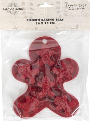 Hit Bökunarform silicon 4mismunandi jólafígúrur 1stk