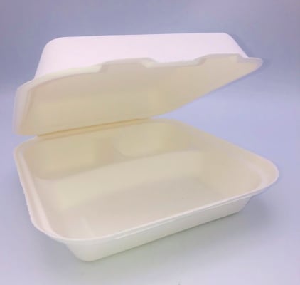 Hitabakkar 8x8" 3ja hólfa PULP 200stk
