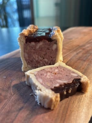 Hreindýrapaté en croute með Portvíns Rifsberjahlaupi