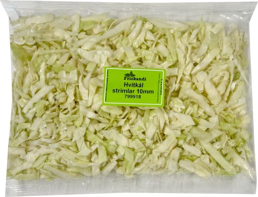 Hvítkál strimlar 10mm - Sérpöntun