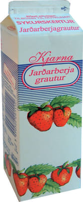 Jarðarberjagrautur sykurskertur 12x1ltr
