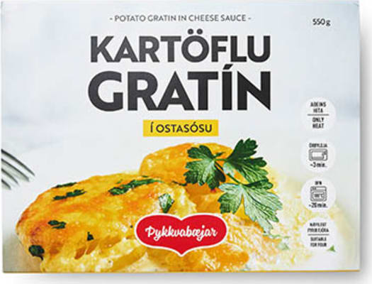 Kartöflugratín í Ostasósu 550g / 12 í kassa - ÞYKKVABÆJAR