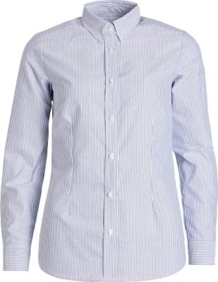 Kentaur Skyrta dömu langerma Oxford blue stripe XL