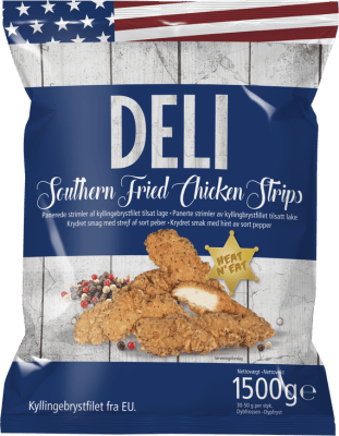 Kjúklingastrimlar Southern Fried 1,5kg