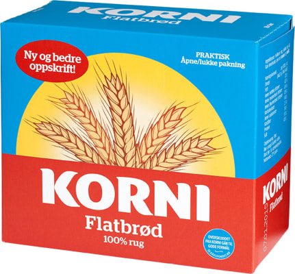 Korni flatbrauð 10x275g
