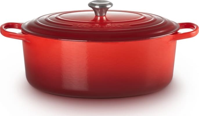 Le Creuset Steypujárnspottur 35cm Cerise