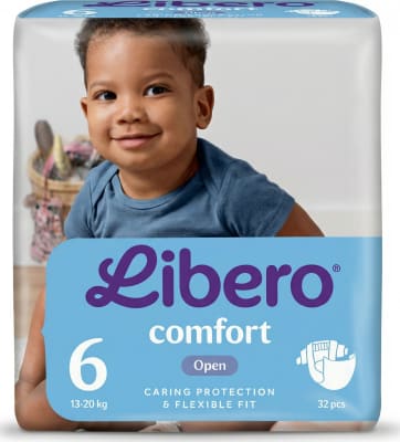 Libero Comfort 6 (13-20 kg) Opnar bleyjur 32 stk