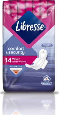 Libresse dömubindi Maxi Normal m. vængjum 16x14stk