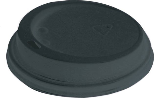 Lok svört á 8oz pappamál